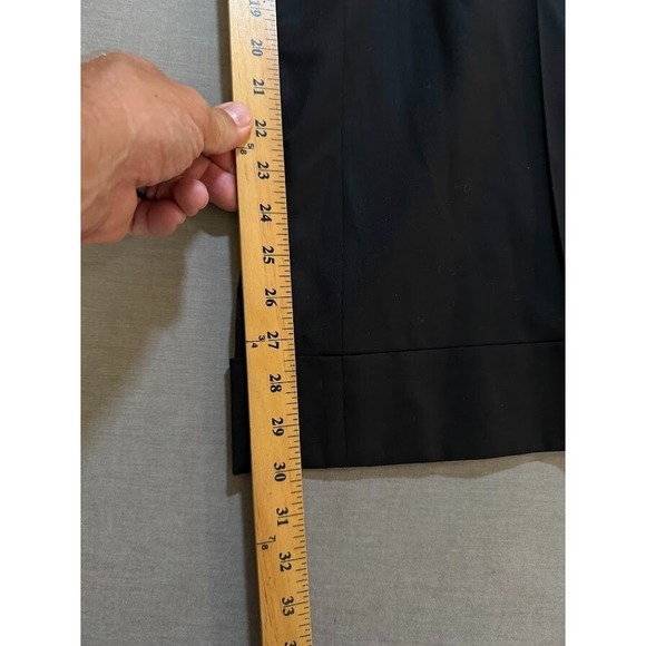 Stella‎ McCartney Pants Womens 40 Black Chino Wide Leg Ladies 30x30. - Picture 12 of 13